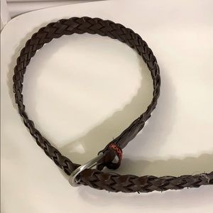 Brown Braided Belt